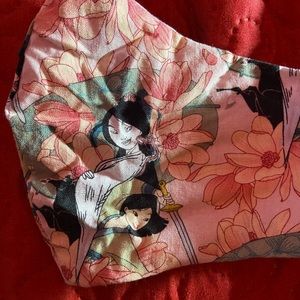 Disney mulan floral face mask olson